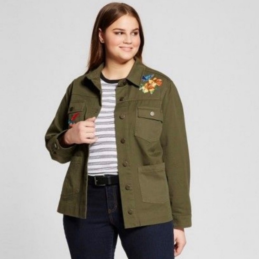 Embroidered Button Up Jacket - Picture 9 of 13